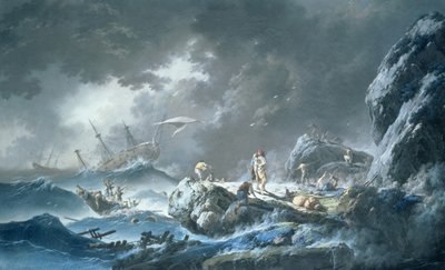 Shipwreck by Jean Baptiste Pillement